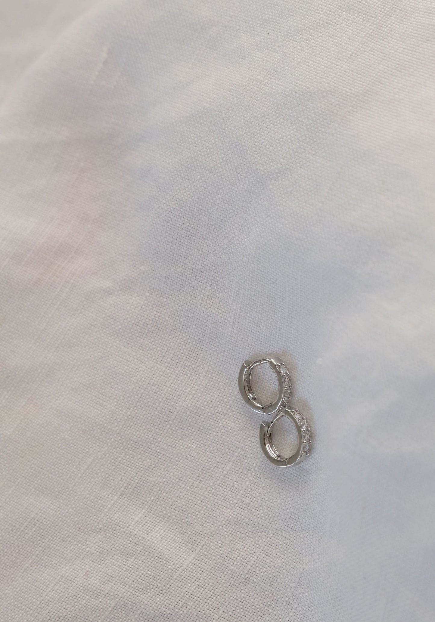 Arracadas de plata con zirconias