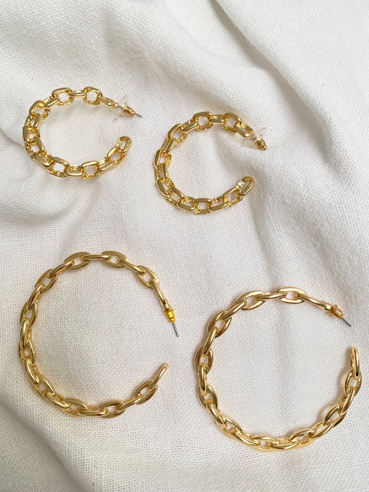 Arracadas Eslabones 40mm