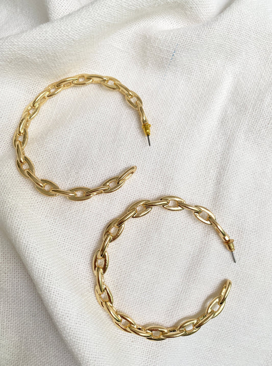 Arracadas Eslabones 40mm